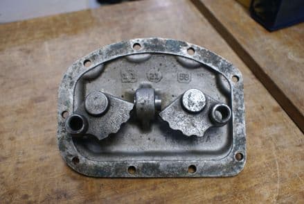 1957-63 Warner T10-148A,4 Speed Side Cover,Used Fair