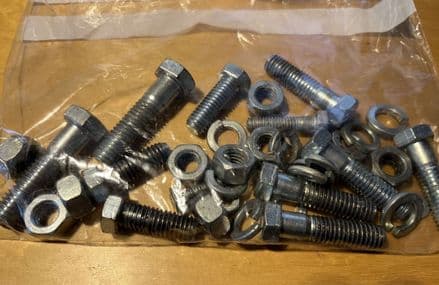 1963 - 1967.  Used very good rear bumper  BOLTS SELECTION