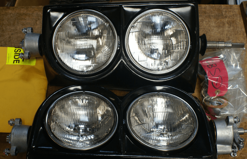 1963-67 Complete Headlight Units,LH & RH Set,46614,New