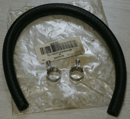 1963 C2 Corvette Only,Fuel Hose (Front or Rear) W/Clamps,352352,New