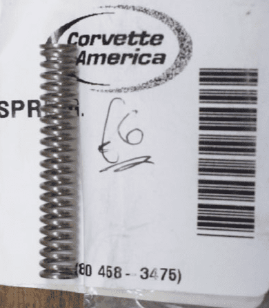 1964-81 Shifter Reverse Lockout Spring,CA 29749,New