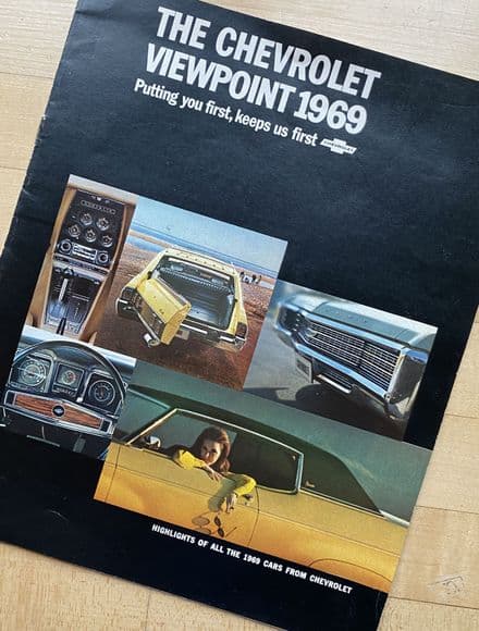 1969 Chevrolet  Original  Range  Brochure 1969 B69 range