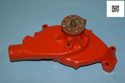 1971-1972 Corvette C3 Water Pump Red GM 3992077 Dated Sept '71, Used Good