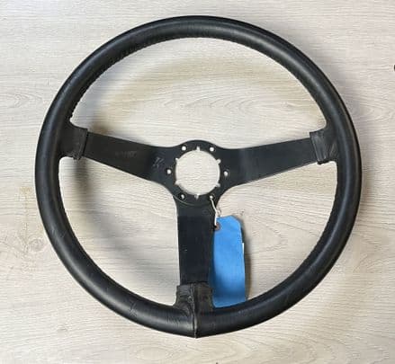 1977 1982 Black Corvette  leather steering wheel used