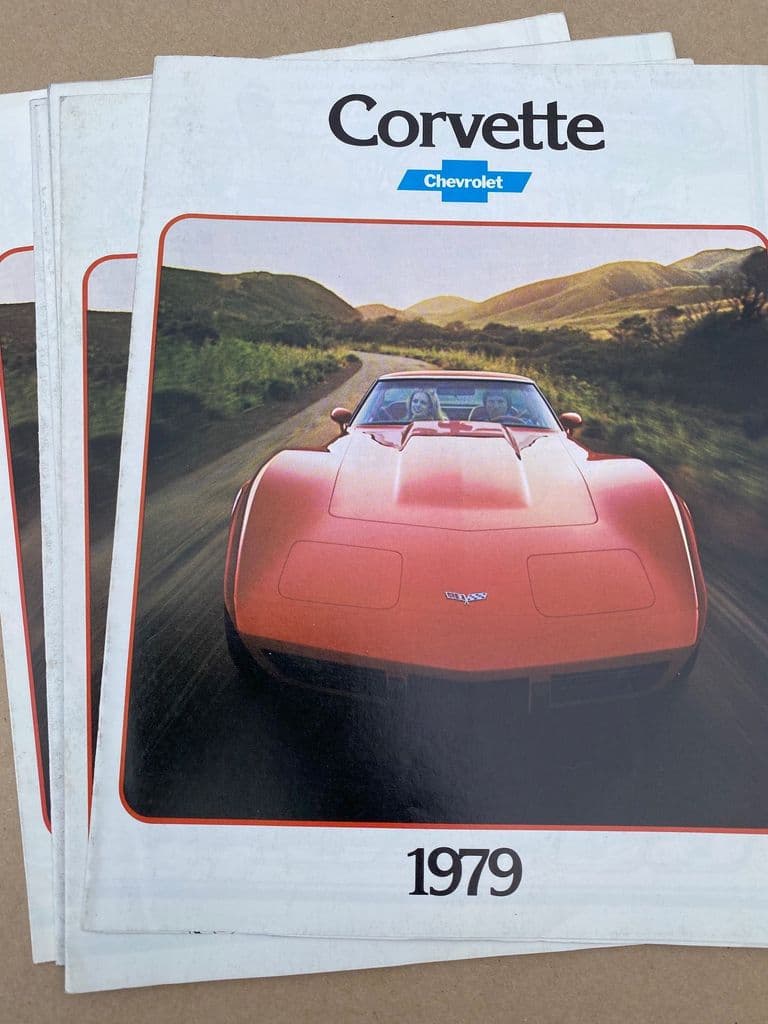 1979 Corvette Original Sales Brochure 1979 B79
