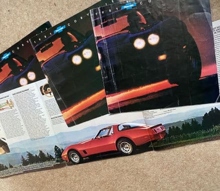 1981 Corvette Original Sales Brochure 1981  B81 used