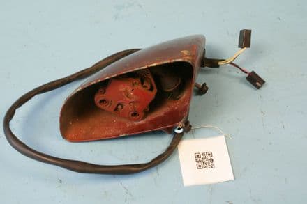1984-1996 Corvette C4 LH Mirror Housing for Heated Mirror, Used Poor