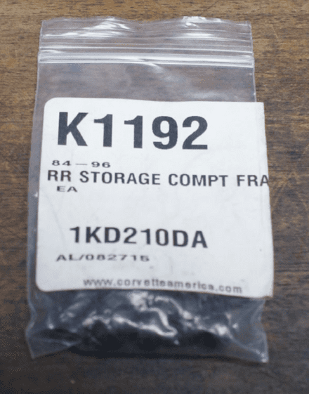 1984-96 Rear Storage Compartment Frame Screws (10pc),CA K1192,New