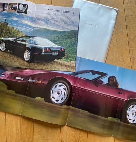 1993 C4  Corvette 48-pages + 2  gatefold   Ruby Sales Brochure