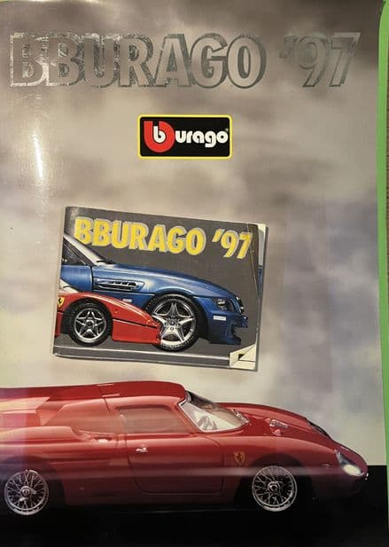 1997   B BURAGO  72 page A4  MODEL CATALOGUE, A7 mini-Catalogue  and UK price list