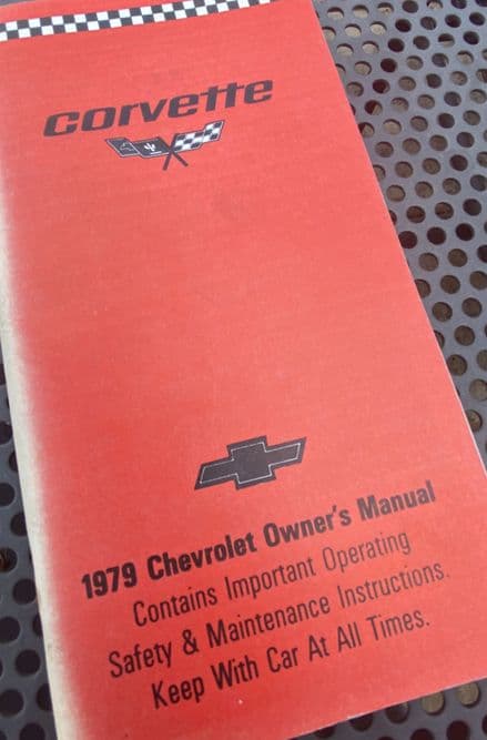 GM OEM 1979 Corvette Owner's Manual    OM-79 used