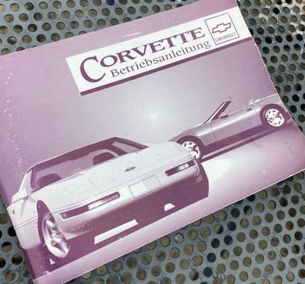 GM OEM 1994 German Corvette Owner's  Manual  OM-94G