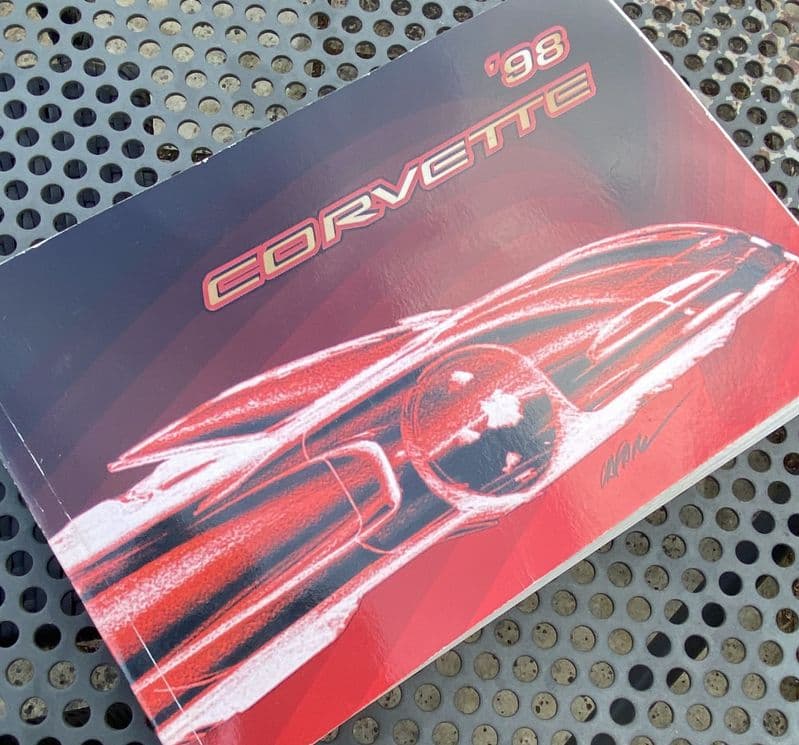 GM OEM 1998 C5 Corvette Owner's  Manual  OM-98