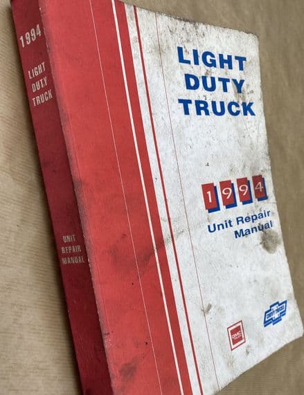 GM  OEM Shop Manual  1994  Chevrolet GMC Unit Repair Light Truck   NATP -9437