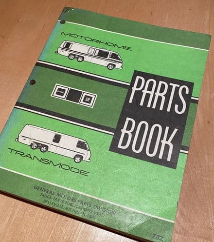 GMC  MOTORHOME 1973 1978  Parts and Illustrations CATALOG  M-78Z