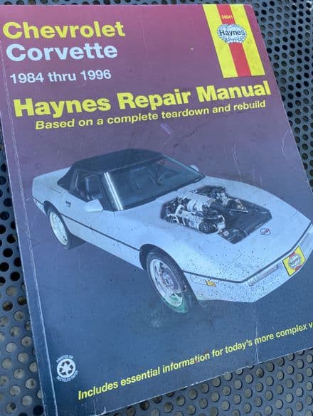 Haynes Shop Manual 1984 -1996 C4  Corvette M-24041-4