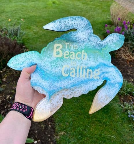 Eliza T Turtle Wall Plaque - The Beach
