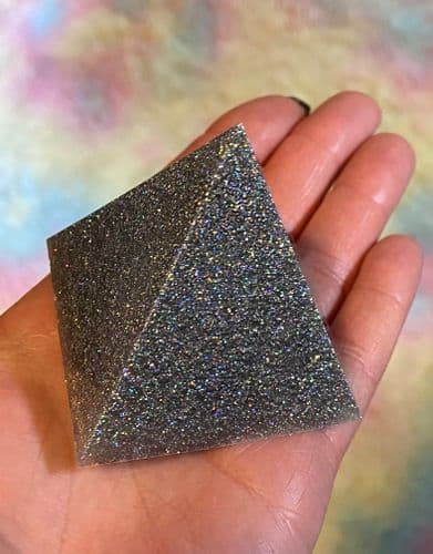 Mini Pyramid  Paper Weight - Various colours