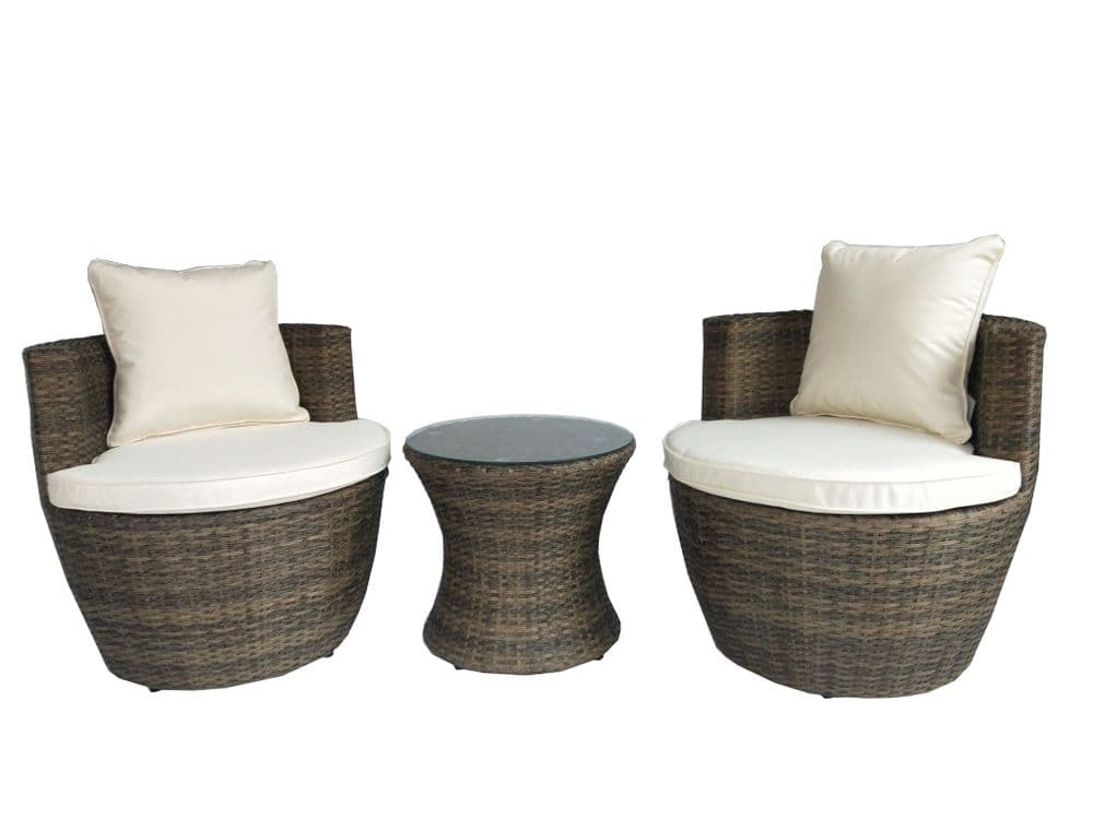 Charles Bentley 3 Piece Rattan Stacking, Charles Bentley Rattan Dining Chairs
