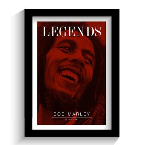 Bob Marley Music Legend Print