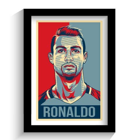 Cristiano Ronaldo Hope Style Art Print