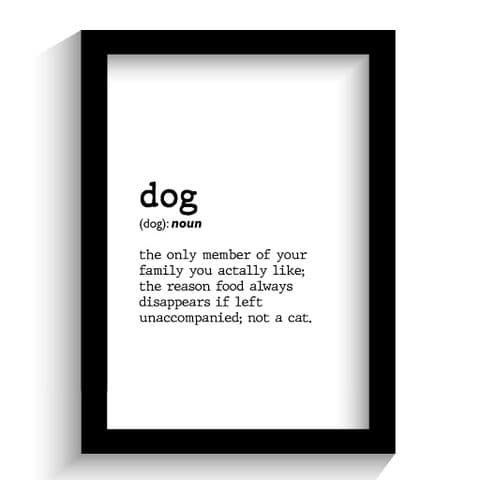 Definition Print | Definition of Dog