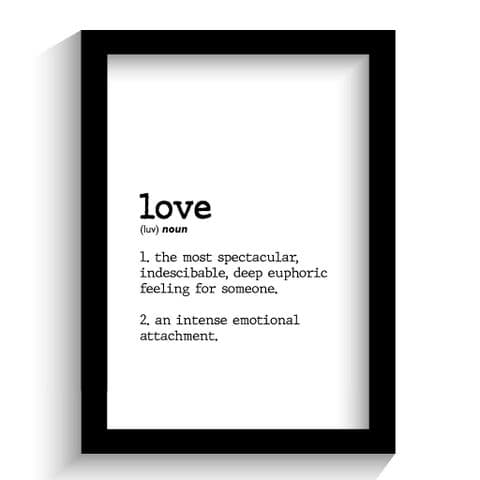 Definition Print | Definition of Love