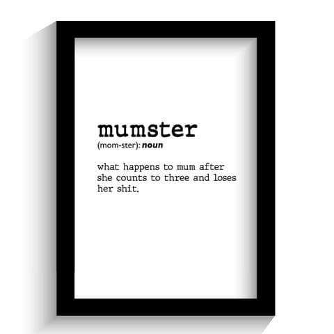 Definition Print | Definition of Mumster