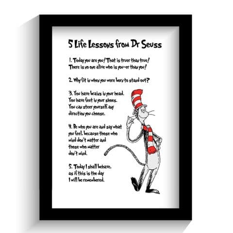 Dr Seus Quote | 5 Life Lessons!