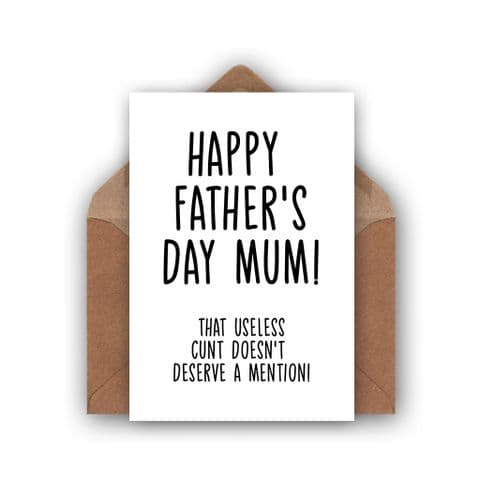 Father's Day Card For Mum!