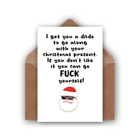 Funny Christmas Card | Santa Dildo!