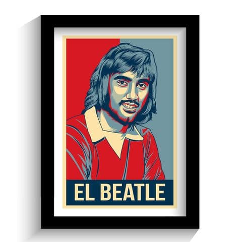 George Best Hope Style Art Print | El Beatle | Manchester United