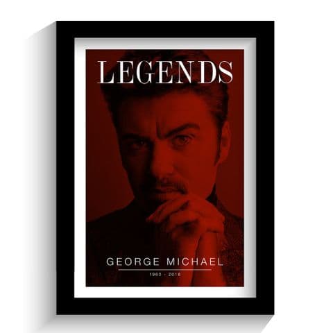 George Michael Music Legend Print