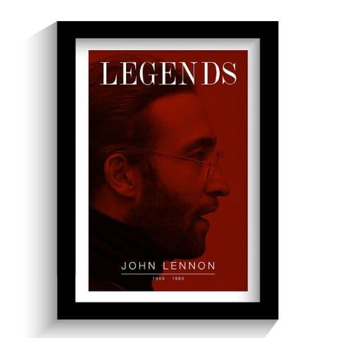 John Lennon Music Legend Print