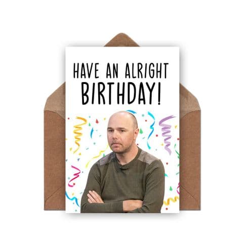 Karl Pilkington Birthday Card | Funny Birthday Card
