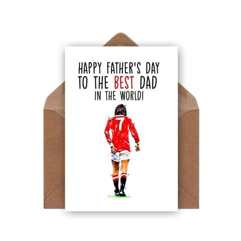 Manchester United Card | Man Utd Card | Father's Day Card | George Best Card