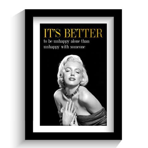 Marilyn Monroe Quote | Wall Art | Inspirational Quote | Motivational Quote