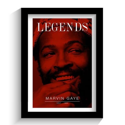 Marvin Gaye Music Legend Print