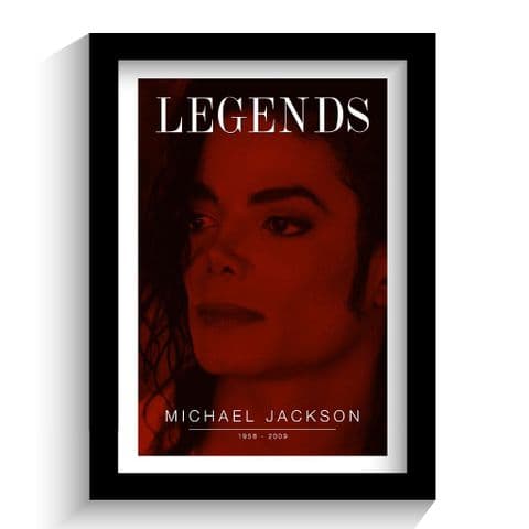 Michael Jackson Music Legend Print