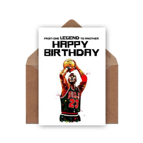 Michael Jordan Birthday Card