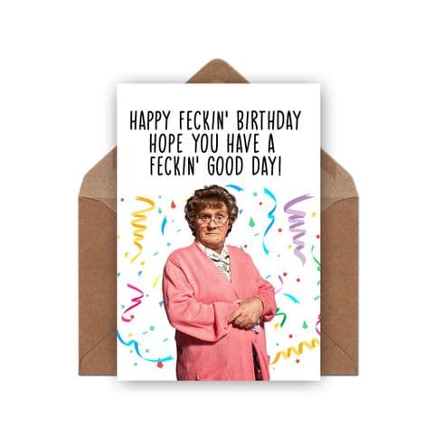 Mrs Brown Birthday Card