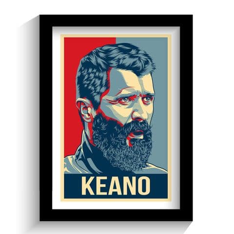 Roy Keane Hope Style Art Print | Manchester United
