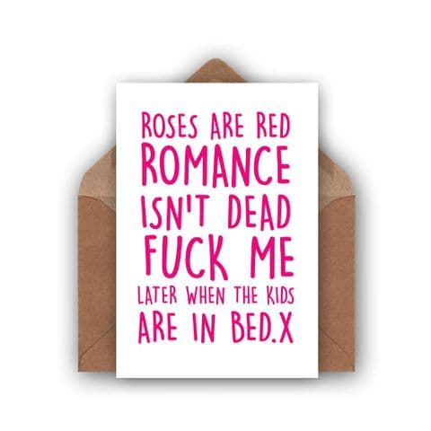 Rude Valetines Card