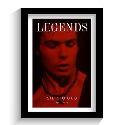 Sid Vicious Music Legend Print